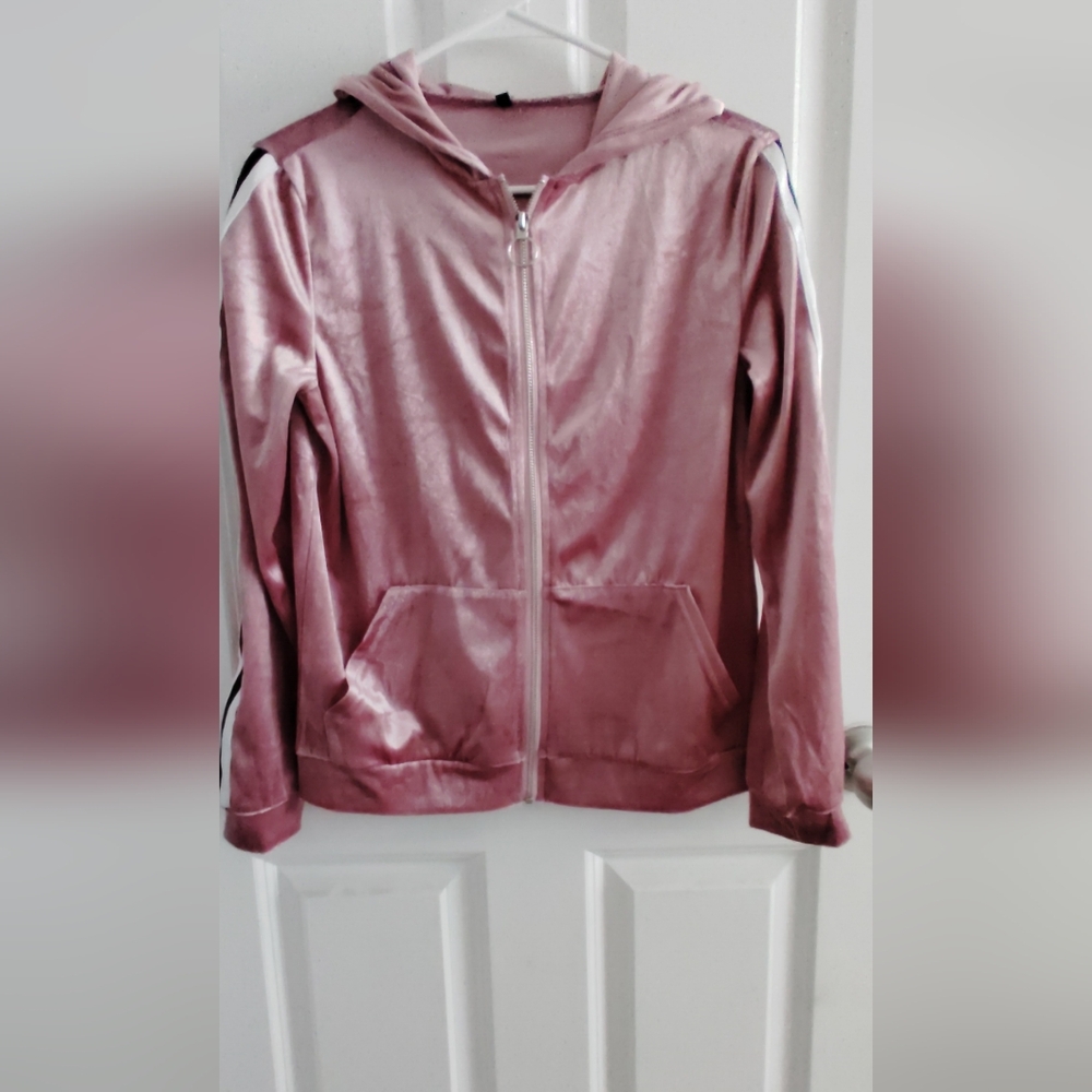 Luxurious Pink Bomber Jacket with Satin Finish